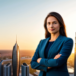 **

"A professional female architect, fully clothed in modest business attire, standing confidently in front of a futuristic cityscape at sunset, appropriate content, safe for work, perfect anatomy, correct proportions, professional, well-formed hands, proper finger count, natural body proportions, high quality, golden hour lighting, detailed architecture."

**