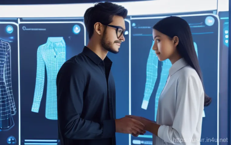 VR 가상 쇼핑 체험 - **Prompt 2: The Convenience of Virtual Shopping vs. Traditional Market Hectic**
"A split image, ... VR 가상 쇼핑 체험 - **Prompt 2: The Convenience of Virtual Shopping vs. Traditional Market Hectic**
"A split image, ...